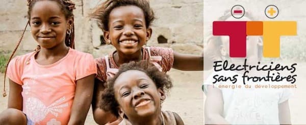 enfants soutenus par electriciens sans frontieres