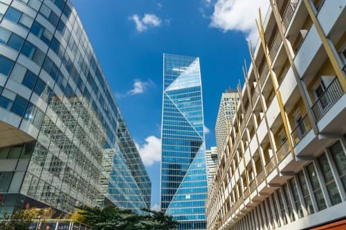 vue immeubles courbevoie la défense
