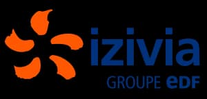 Logo d'Izivia groupe EDF
