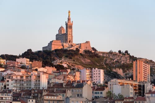 vue paysage marseille notre dame de la garde