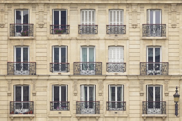 vue facade haussmannienne