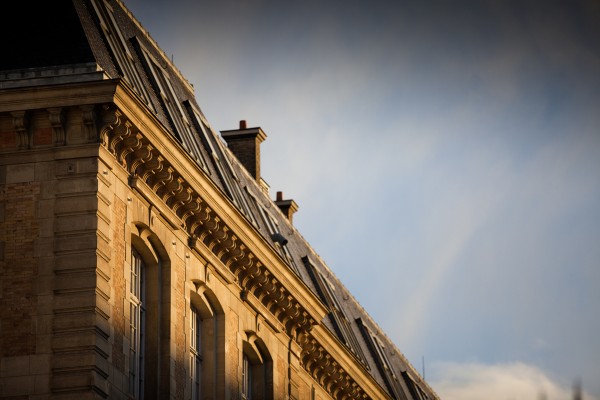 vue toit immeuble ancien